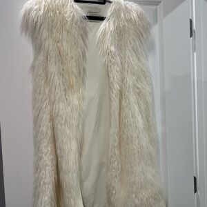Zara Cream Teddy Jacket
